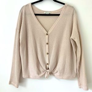 AE Waffle Button Down